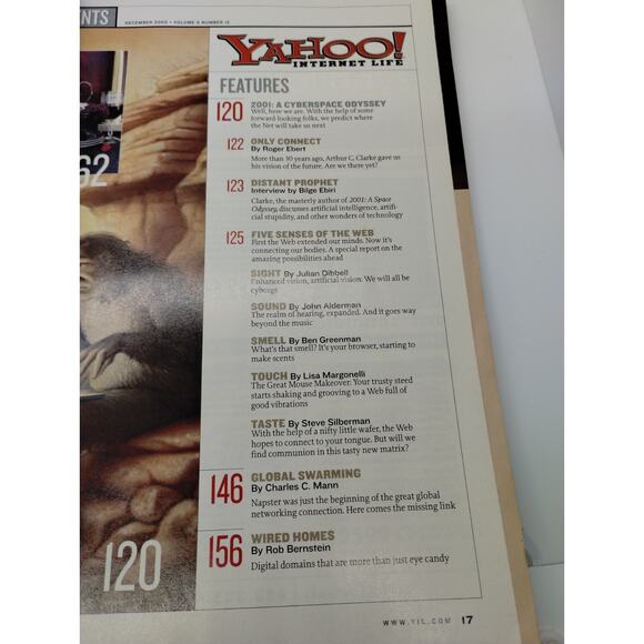 3 YAHOO Internet Life Magazines Sep '00, Dec '00, Feb '01 - Vol 6:9,12 - Vol 7:2 - Picture 9 of 10